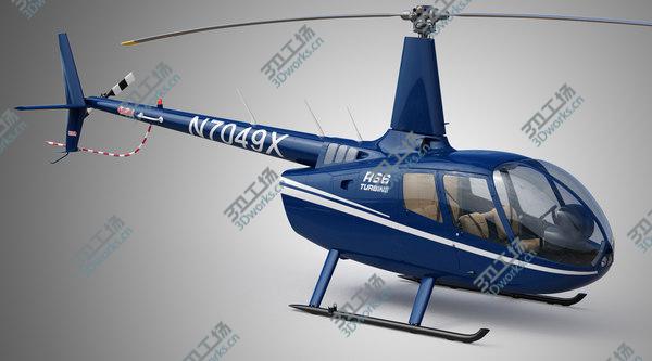 images/goods_img/20210312/Helicopter Robinson R66 Turbine 3D/2.jpg